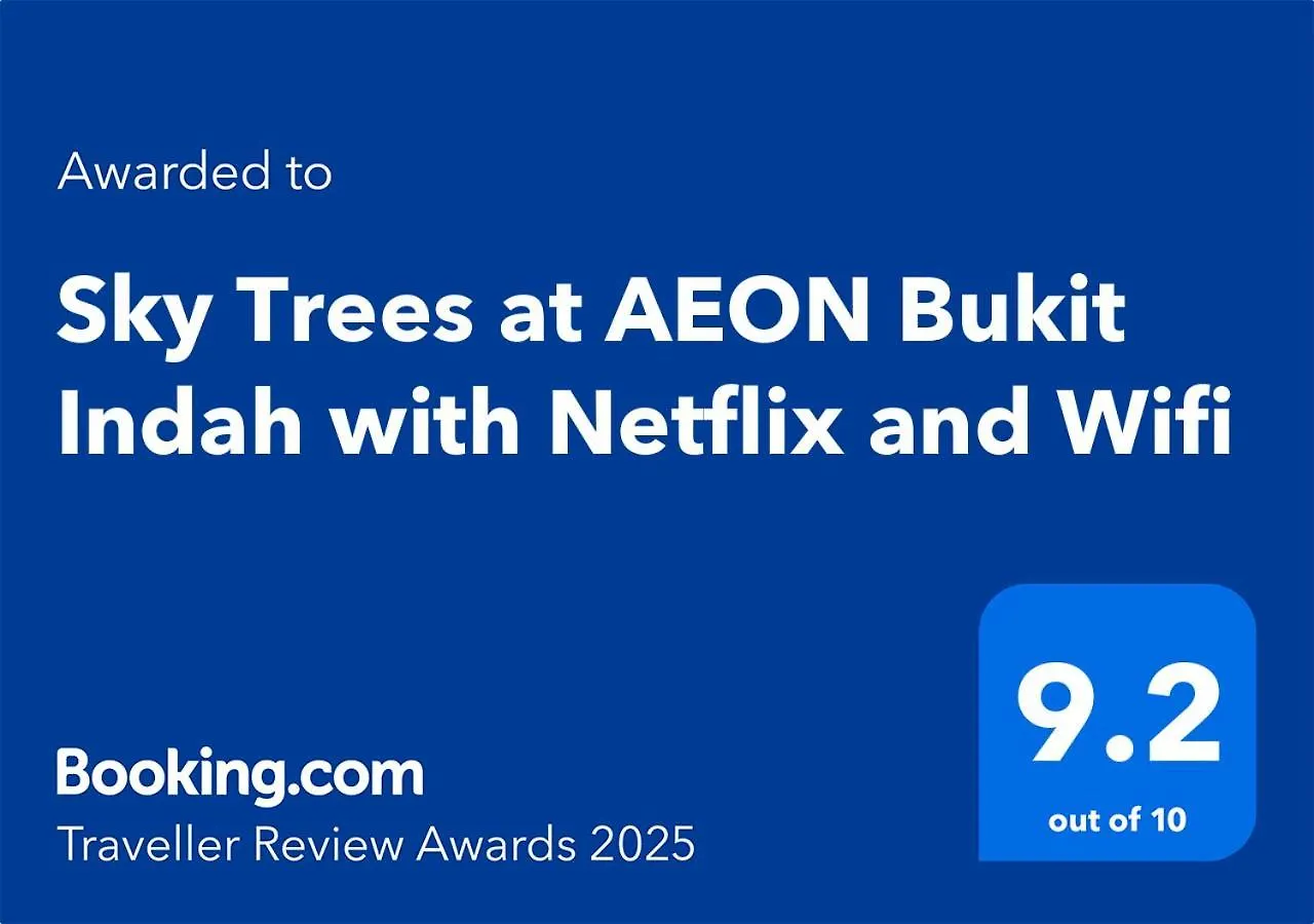 Sky Trees At Aeon Bukit Indah With Netflix And Wifi Apartment Johor Bahru